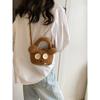 Women's Monochromatic Mesh Shoulder Bag Exclusive Design Casual and Cute Mini Bags
