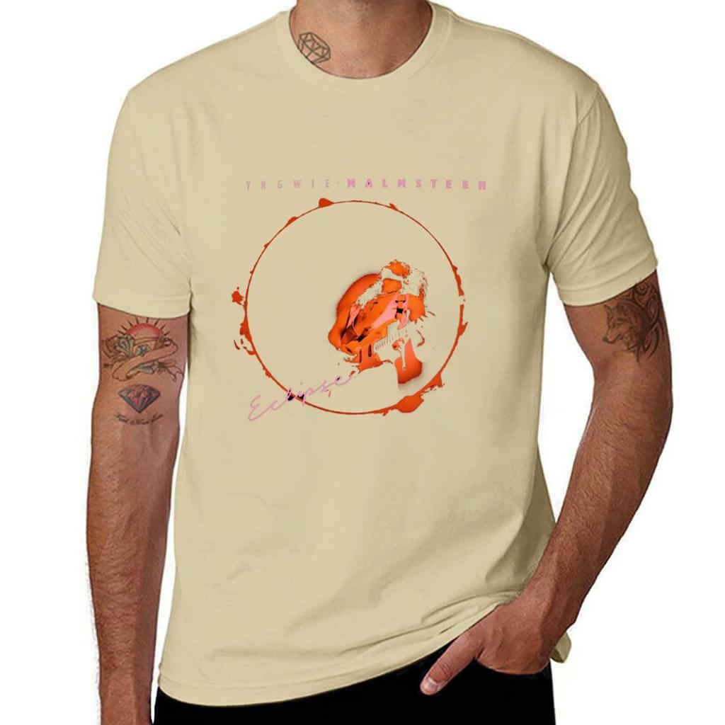 YNGWIE MALMSTEEN T-Shirt Hippie-Kleidung Vintage-Kleidung Zoll übergroß übergroßes T-Shirt Herren