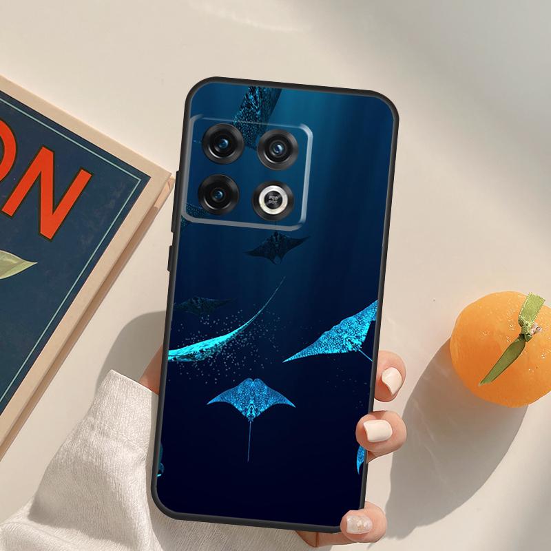 Tier-Manta-Rochen-Hülle Für OnePlus Ace 8T 9R 9RT 10T 8 9 11 10 Pro Hülle Für OnePlus Nord 2 2T N10 N20 N100 CE