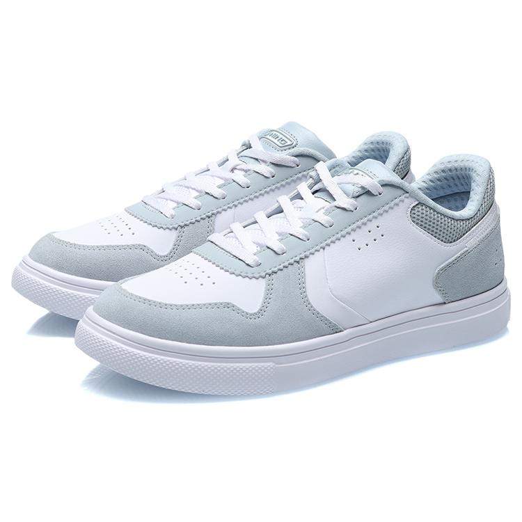 Li Ning Abrasion Resistant Breathable Slip Resistant Low top Skateboard Shoes Women's White Blue AGCR194-2