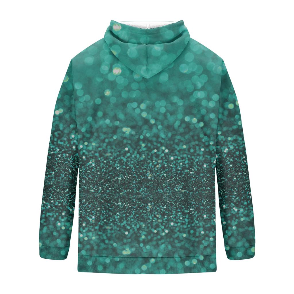 Herre Sport Fritid Langermet Med Lomme Hette Hettegenser