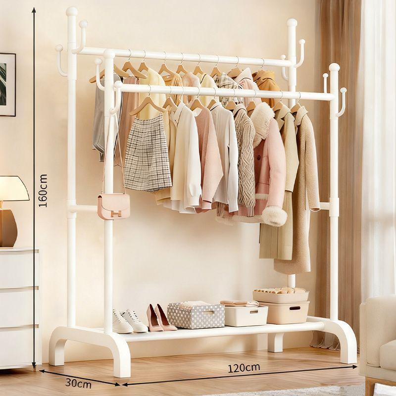 Multifunctional Floor-Standing Coat Rack and Clothes Dryer for Indoor Storage