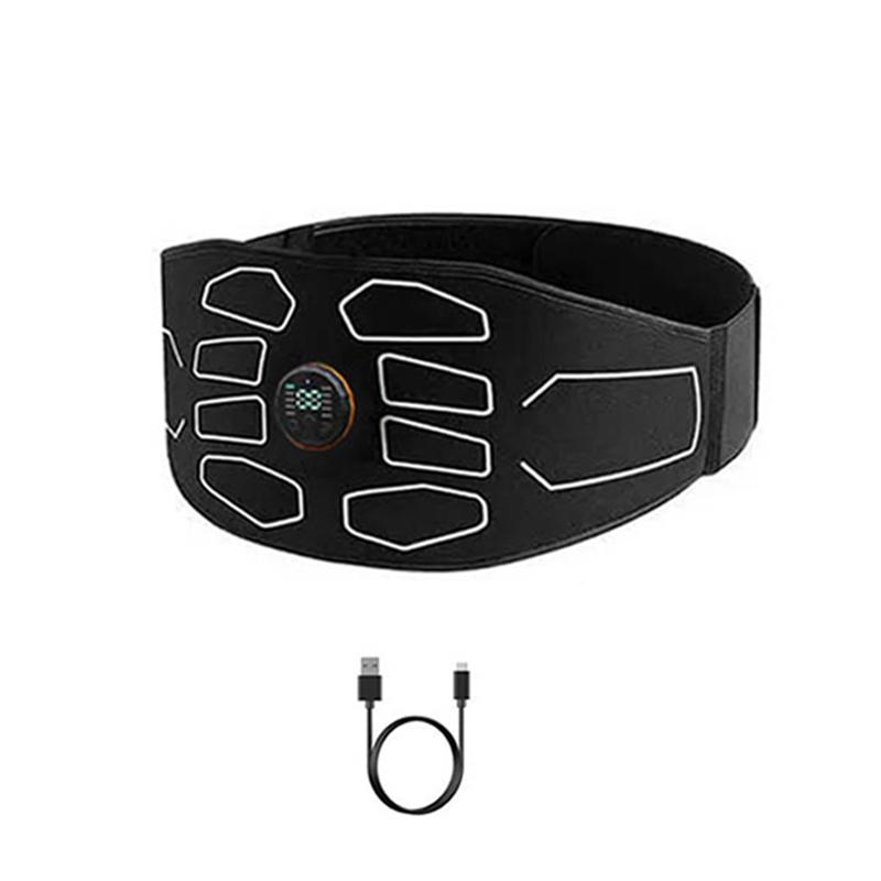 Waist Abdominal Massager Belt for Muscle Toning Fitness Training Gear Ab Trainer Workout Equipment