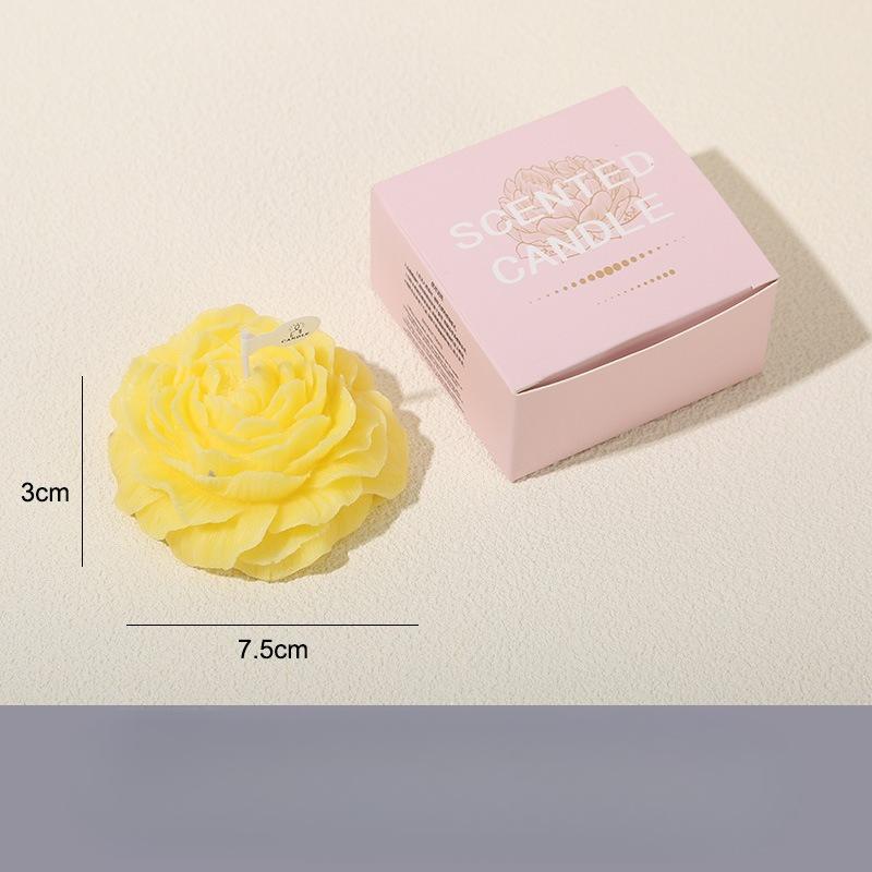 

Ароматерапевтическая свеча Пион Аромат на День матери Сувенир Свечные украшения в форме имитации цветка