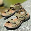 38-48 summer mens Large Size Genuine Leather Men Sandals Summer Men Beach Sandals Outdoor Sandals For Men