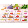 Baby Toys Infant Early Head Start Training Puzzle Cognitive Card Car Fruit Animal Life Set Pair Puzzle Baby Gift