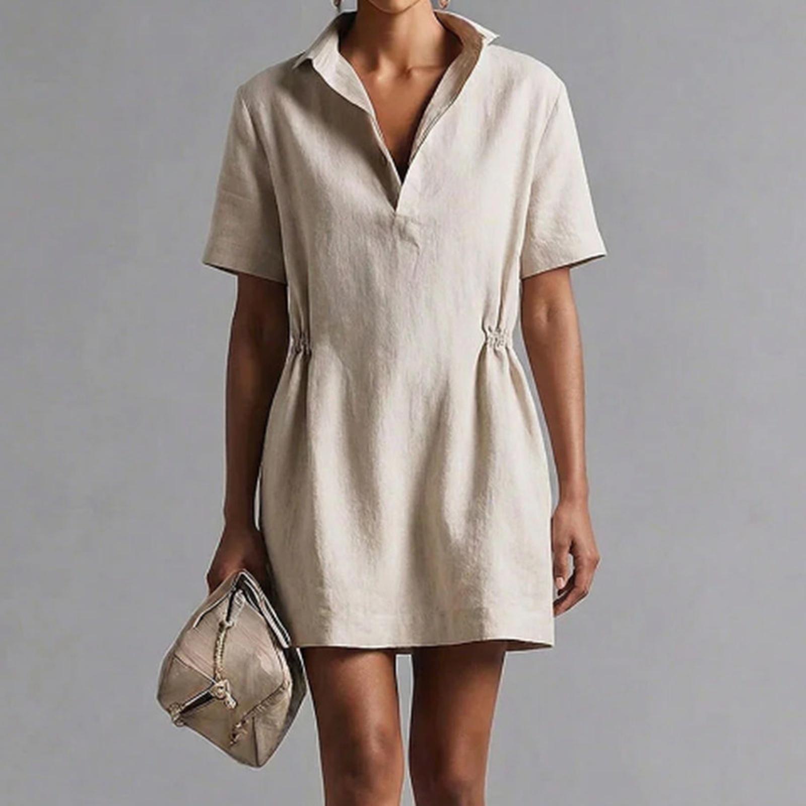 

Women s Summer Casual Festive Dresses For Women Wedding Guest Bridesmaid Dresses Party Dress XXL бежевий