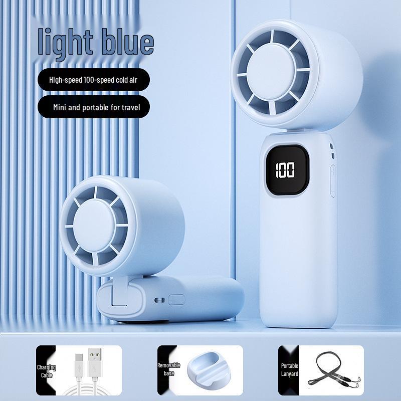 Portable Neck-Hanging Mini High-Speed Silent Electric Cooling Fan 192x90x40mm