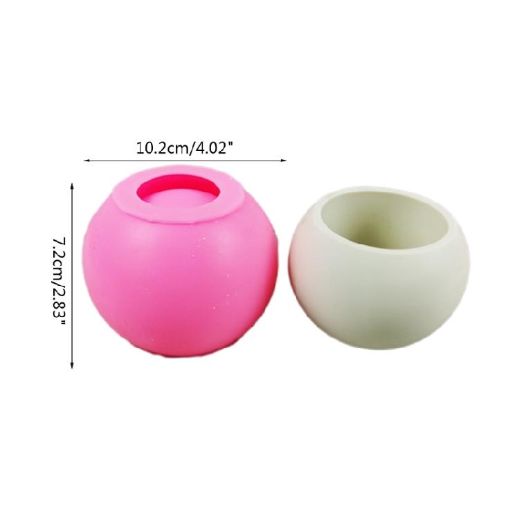 Blumentopf Silikonform Beton Zement Pflanztopfform Blumentopf Epoxidharzform Make-up Pinselhalter Organizerform
