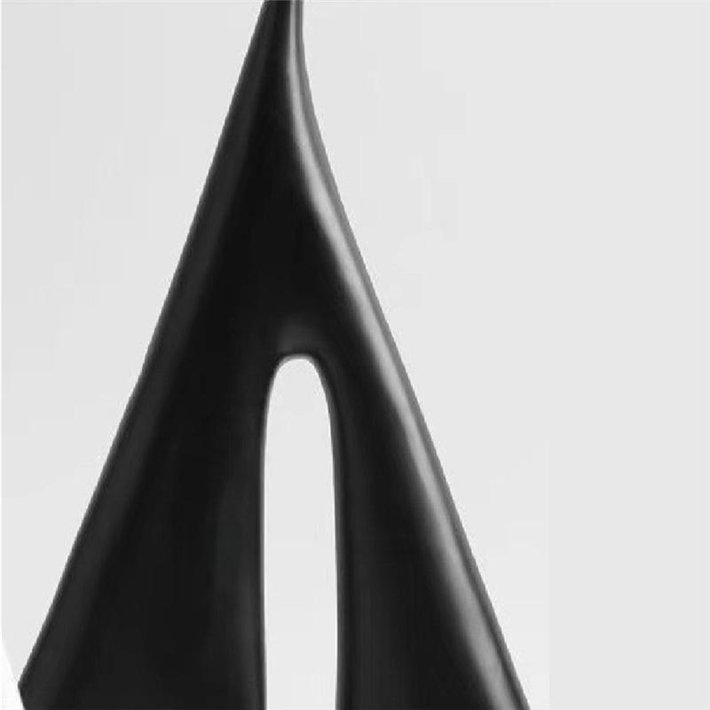 M-Modern-Abstract Resin Sailboat Model Ornament Modern Sailing Ship Nautical Sculpture Bedroom Desktop Bookshelf Decor