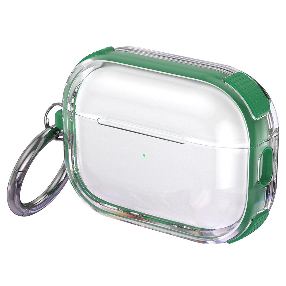 Apple AirPods Pro tokhoz karabinerrel, kontrasztos színű TPU fülhallgató védőtok