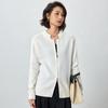 Women's High Neck Double Zipper Knit Cardigan - 2025 Autumn/Winter Collection
