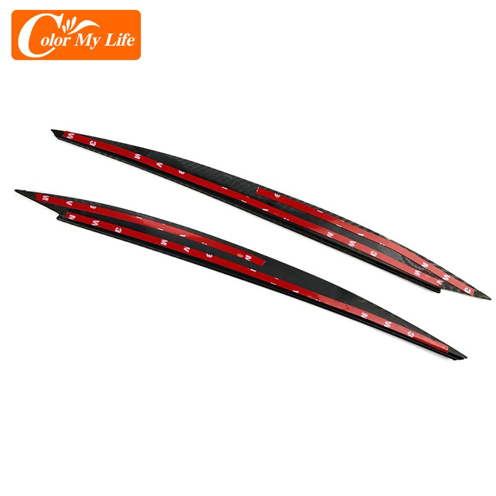 Color My Life para Volkswagen VW Golf 7 MK7 GTI Embellecedor de Faro Ceja de Faro Cubierta Embellecedora Decoración para Golf7 GTi