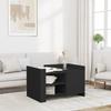 VidaXL Coffee Table Black 80x50x50 Cm Engineered Wood, Side Table, Living Room Table, Accent Table, End Table, Table 848354