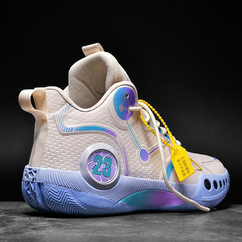 

Нове чоловіче модне високоякісне баскетбольне взуття, дихаюче спортивне взуття, тенісні кросівки James 45