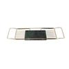Metal Marble Bathtub Rack Anti Slip Space Saving Multi Functional Expandable Bathtub Tray House
