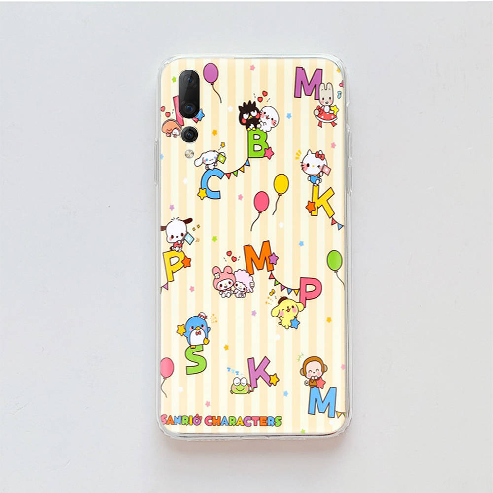 Transparent Case for Samsung A04 A14 A23 M33 M53 Realme 10 9 C35 C55 VIVO X80 Infinix Hot 30 Note 11 Tecno Spark 8P Pro L-14 Sanrio Mix