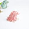 Crystal Resin Miniature Office Decor With Obsidian And Rose Quartz For Home And Desk Display