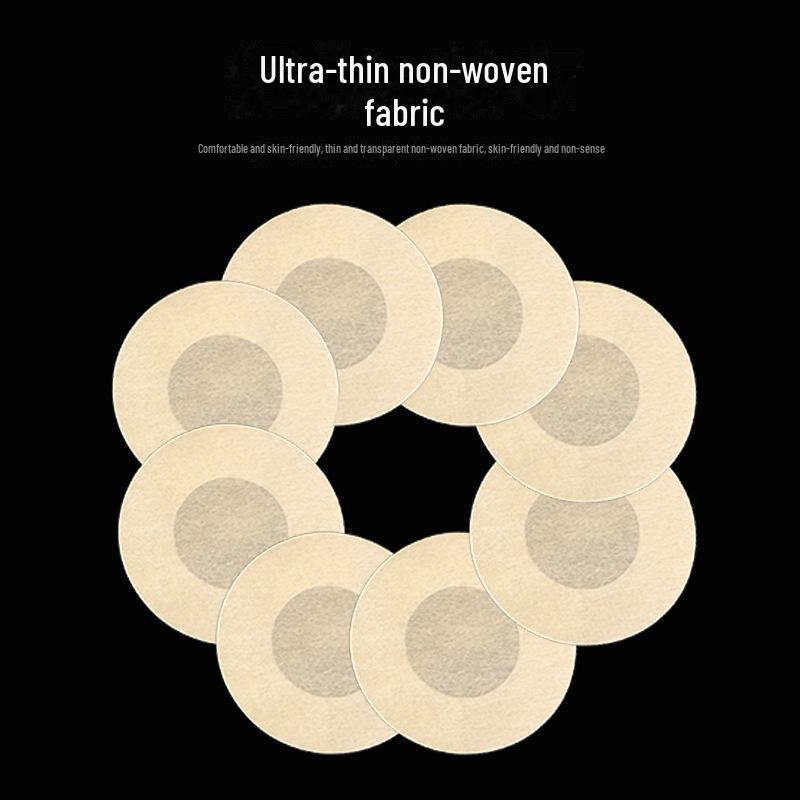 Ultra-Thin, Breathable Non-Woven Nipple Covers - Invisible, Anti-Bump, Anti-Exposure Breast Stickers