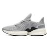 Anta Comfortable Slip Resistant Abrasion Resistant Breathable Cushioning Low top Running Shoes Men's Gray Black 91915531-1