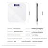 Bluetooth Body Fat Scale Digital Weight Monitor USB Charging Health Scale for Home Body Composition Tracking