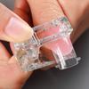 10/20 stücke Acryl Nagel Clip Transparent Gel Schnell Gebäude Nagel Tipps Clips Fingernagel Verlängerung UV Schellen Maniküre Builder werkzeuge