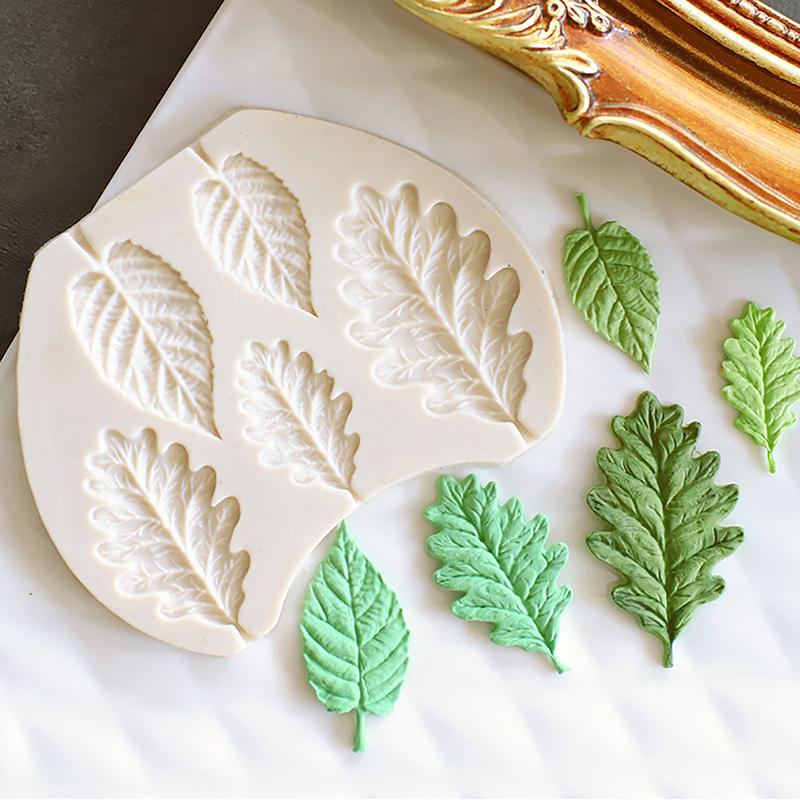 1ks Forma na dort ve tvaru listů Palmový list Želví list Silikonová forma Forma na dort Sugarcraft Čokoládová forma Pečení Dekorace dortu Kuchyňské nástroje