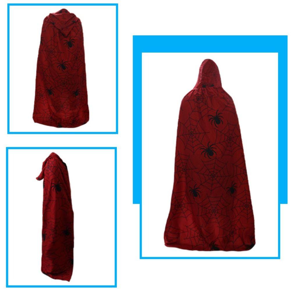 Castle Halloween Costume Cosplay Props Pumpkin Spider Web Cape Performance Property