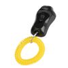 Adjustable 3 Gears Pet Dog Training Clicker Paw Shaped with Wrist Strap for Cats(Black)
