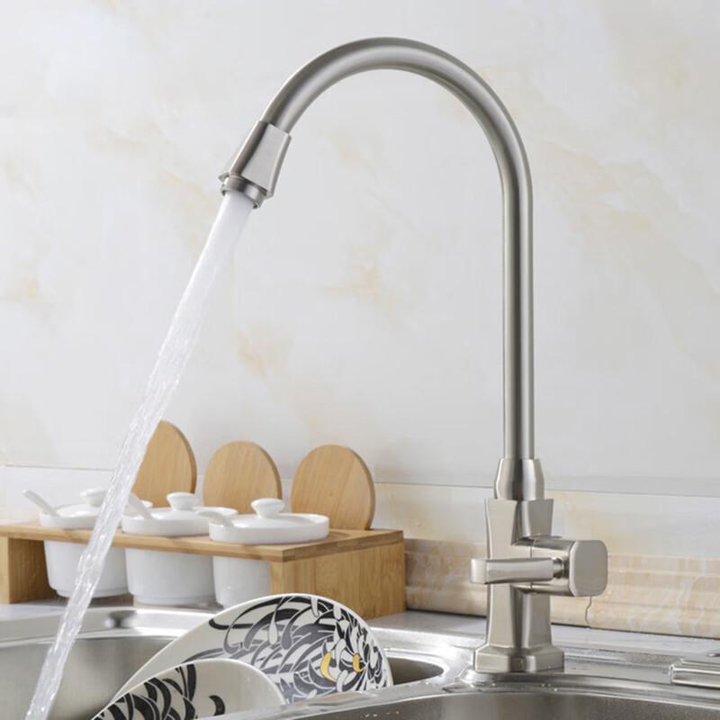 Смеситель для кухонной раковины VEMUSE из матовой латуни