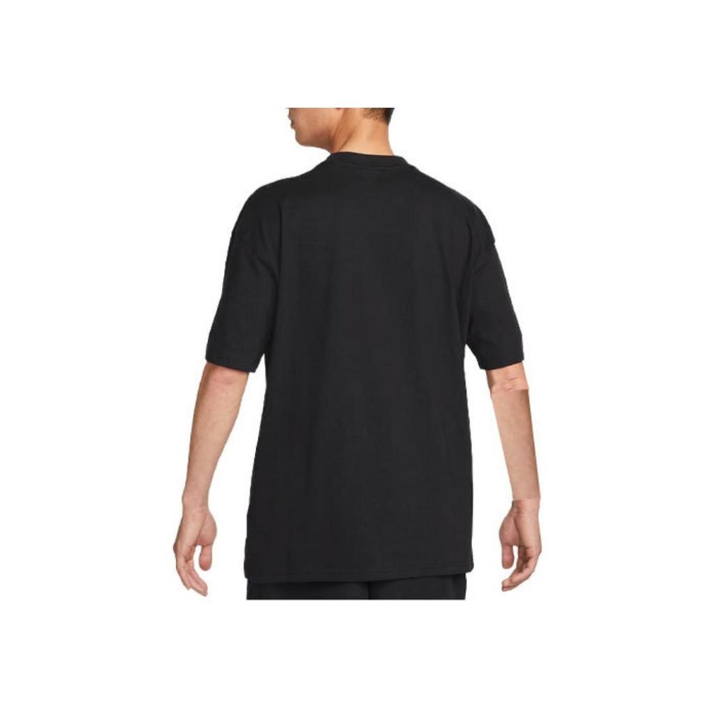 Nike Alphabet Print Casual Short-Sleeve Crew Neck T-Shirt Men Tops Black DQ4952-010