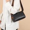 Women's shoulder bag retro wide shoulder strap messenger bag