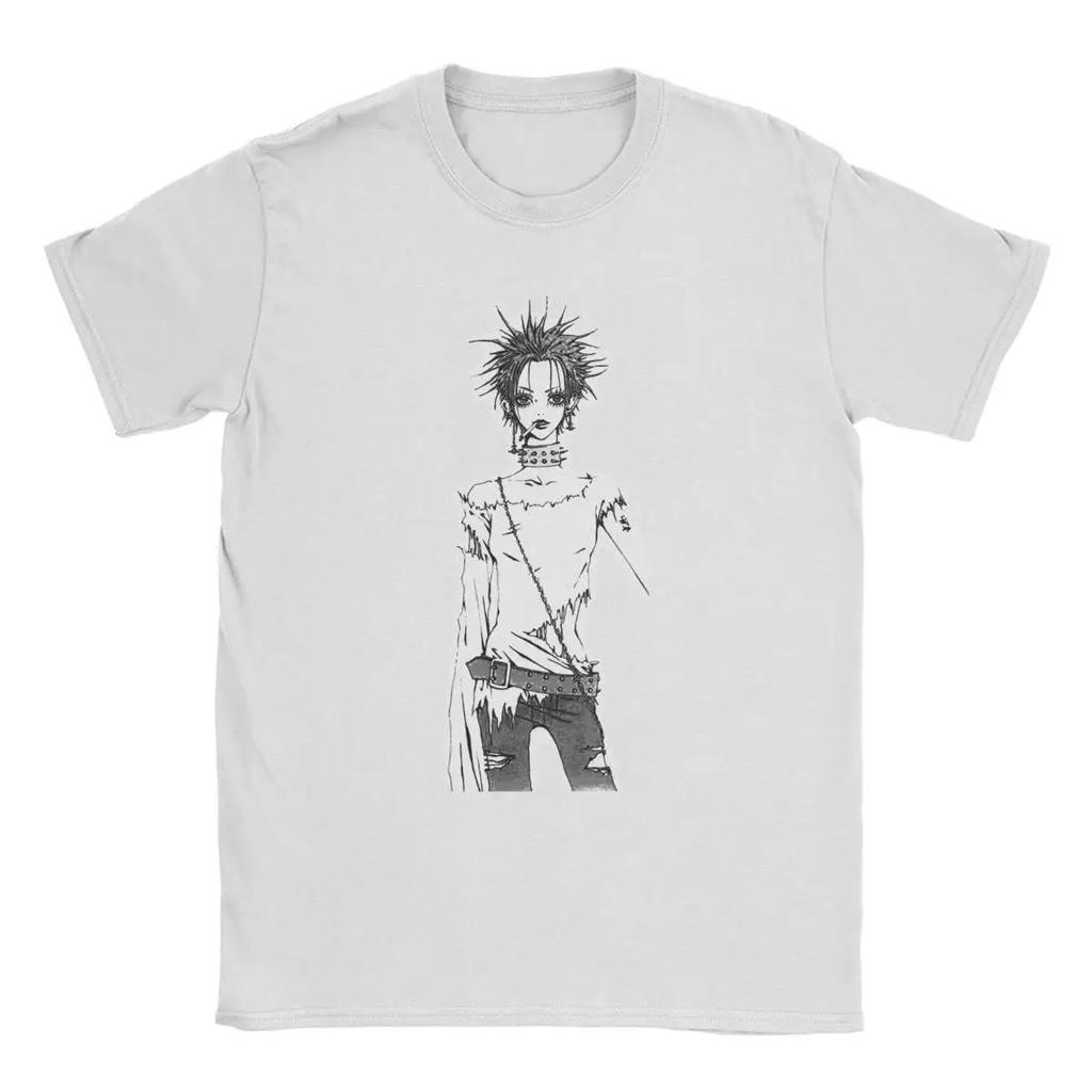 NANA Osaki T-Shirt Lässig Harajuku Streetwear Japanische Kleidung T-Shirt Mode Rock Punk Kurzarm Übergröße T-Shirt Unisex
