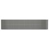 Raised Garden Bed Galvanized Steel 332 X 40 X 68 Cm Gray