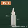 In Stock: 50 Semi-transparent 100ml Pointed-tip Squeeze Bottles for Liquid Pigment.