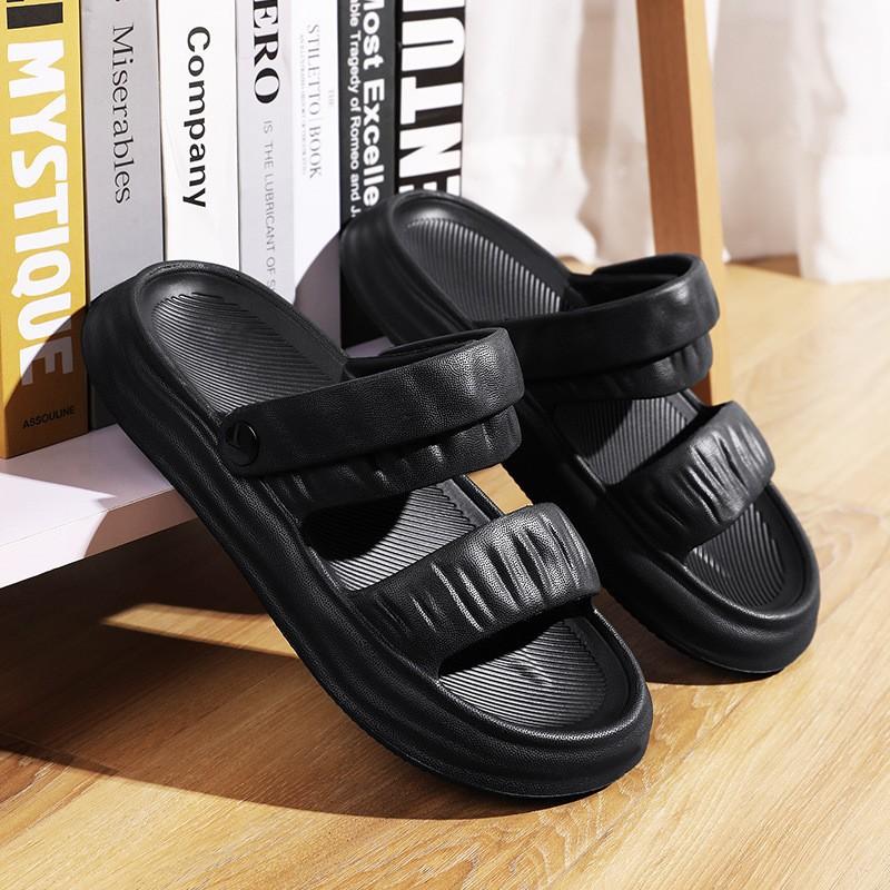 New EVA Cool Slippers Women's Summer Deodorant and Non-slip Thick-soled Muffin Bottom Beach Two Wear Versatile Sandals Women