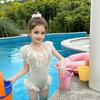 Maillot de bain une pièce respirant à séchage rapide pour filles