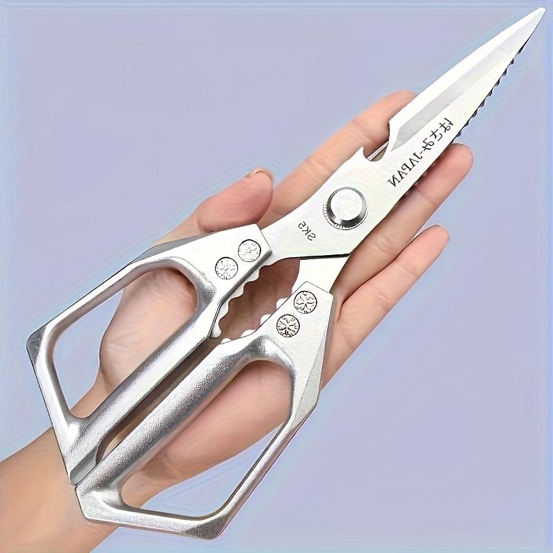 SK5 Stainless Steel Kitchen Scissors, Japanese-Style Food and Meat Shears for Chicken Bones, Household, Catering, Outdoor and Garden Use