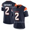 Fotbalový dres 3. generace Denver Broncos 2 Patrick Surtain II Modrý Pánský Sportovní Tričko