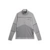 J.LINDEBERG Jimmy Seamless Mid Layer Mock Neck Raglan Half Zip Logo Long Sleeve Jacket Men Jackets Gray AMJS09802-U199