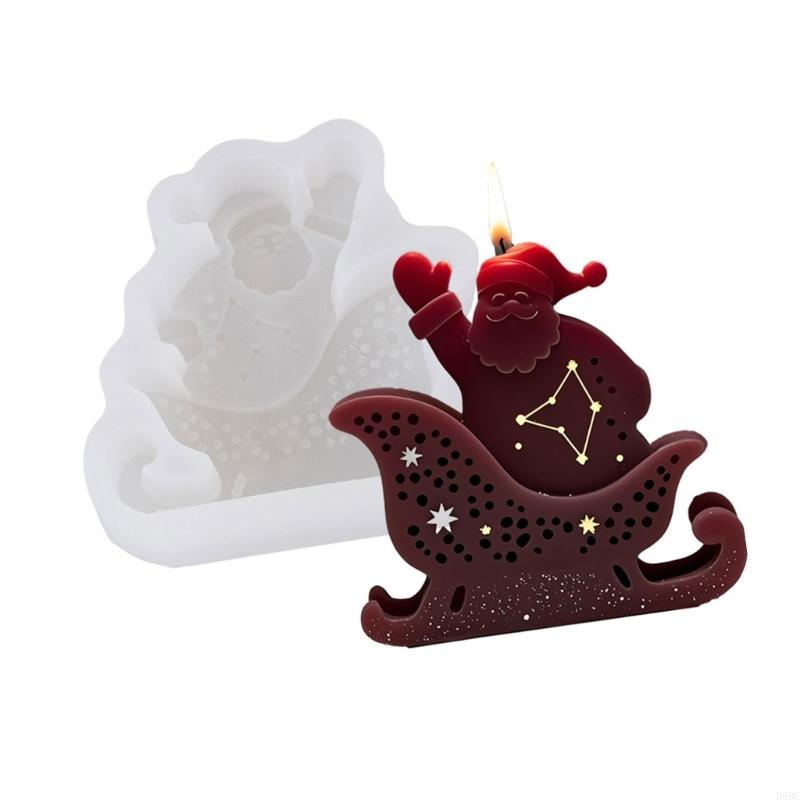 Santa Clause Silicone Mold Christmas Themed Silicone Mold For Candle Soap Making Christmas Party Home Decorations