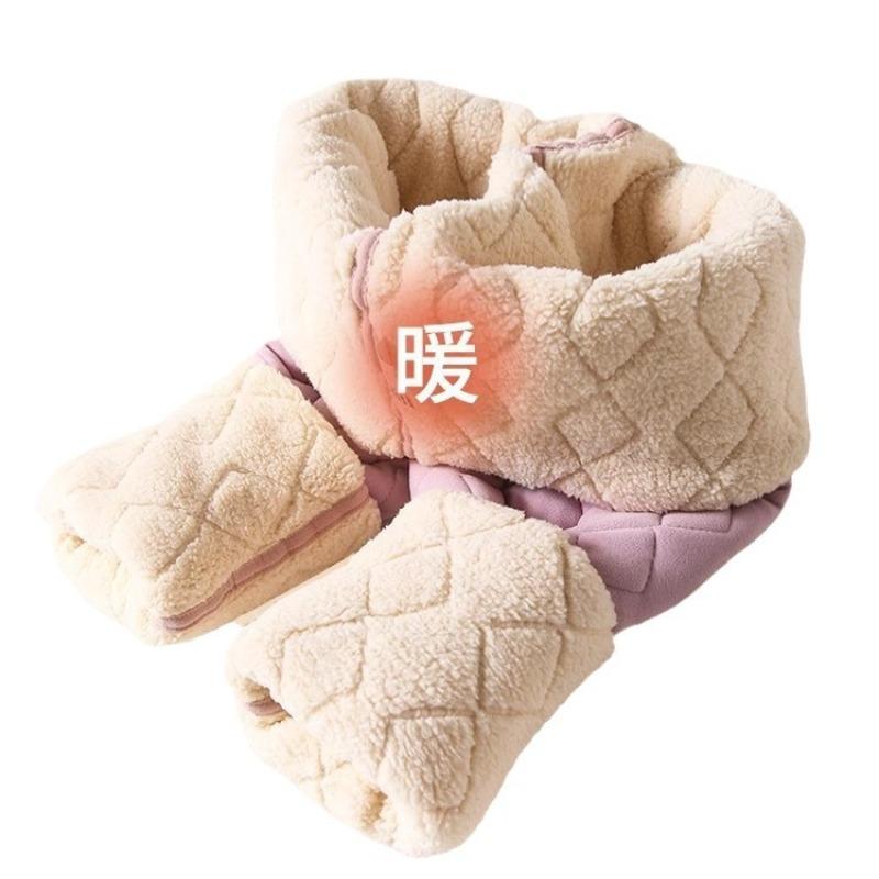 Lamb wool leggings women's winter warm and piled thickened thermal pants high waist extra thick elastic cotton pants