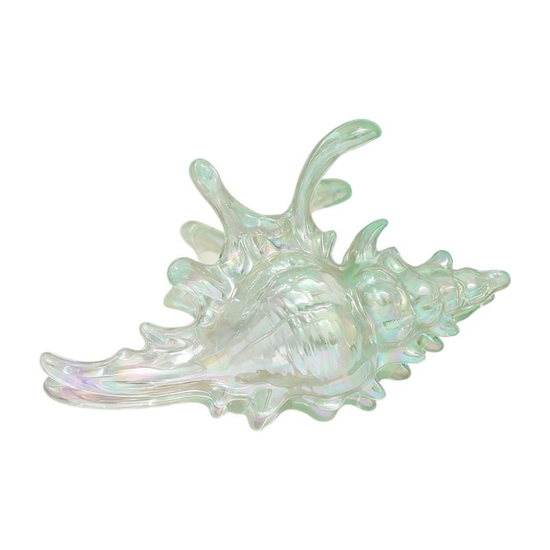 Stylish Spirals Hair Claw Clip Crystals Clear Acrylic Hair Clasp for Daily Use Secure Hold Gentle On Scalp
