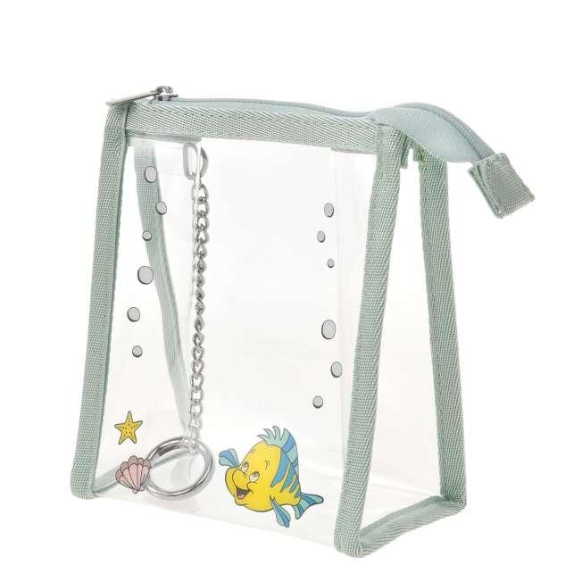 DISNEY Flounder Průhledné pouzdro s karabinou Japonsko NOVÉ Disney Store