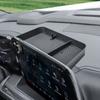 Center Console Dashboard Storage Box for 2025 Chevy Suburban Tahoe Dash Board Storage Organizer Tray Behind Screen 17.7-inch Box