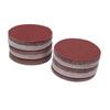 100PCS 5 Inch Sanding Discs 40 Grit Aluminum Oxide Flocked Sandpaper Pads for Auto Body Repair Furniture Paint Grinding