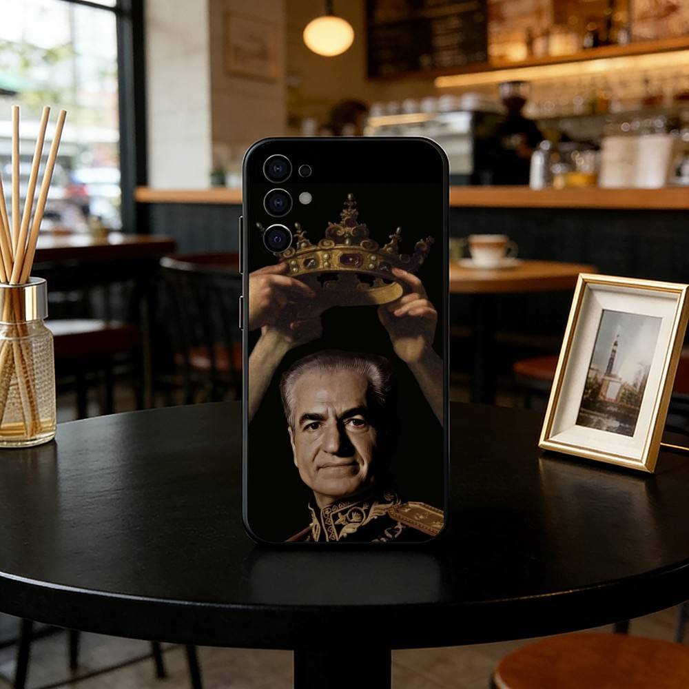 Mohammad Reza Pahlavi Phone Case For Samsung S25,S24,S21,S22,S23,S30,Ultra,S20,Plus,Fe,Soft Silicone Black Cover