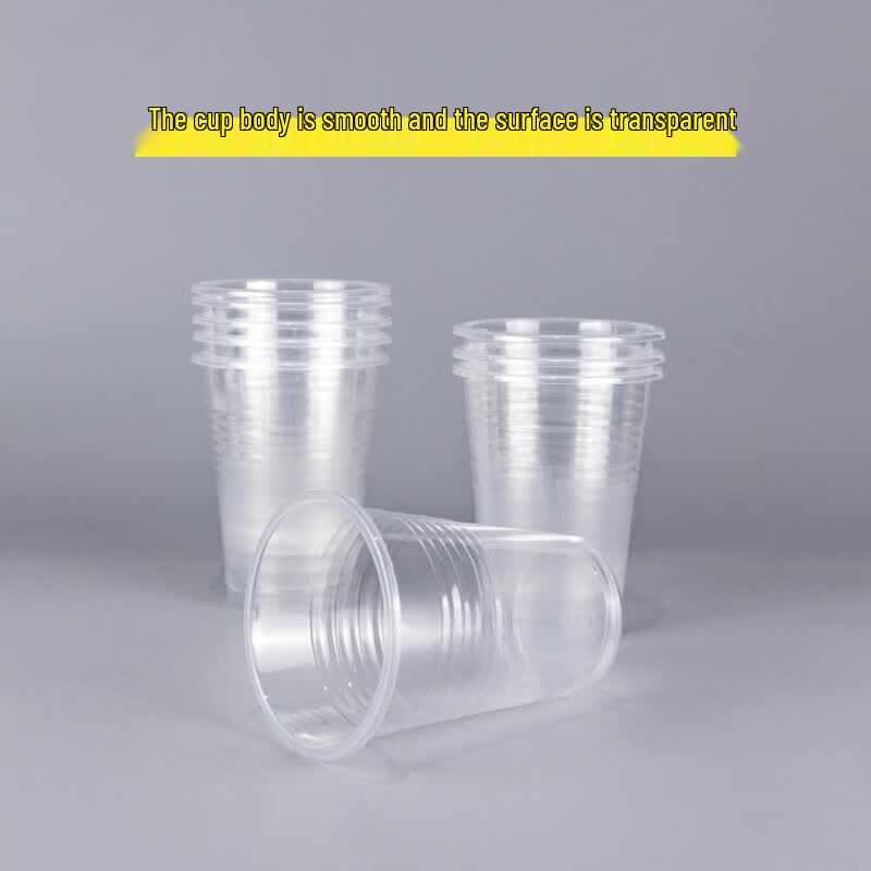 Thickened Transparent Disposable Plastic Cups