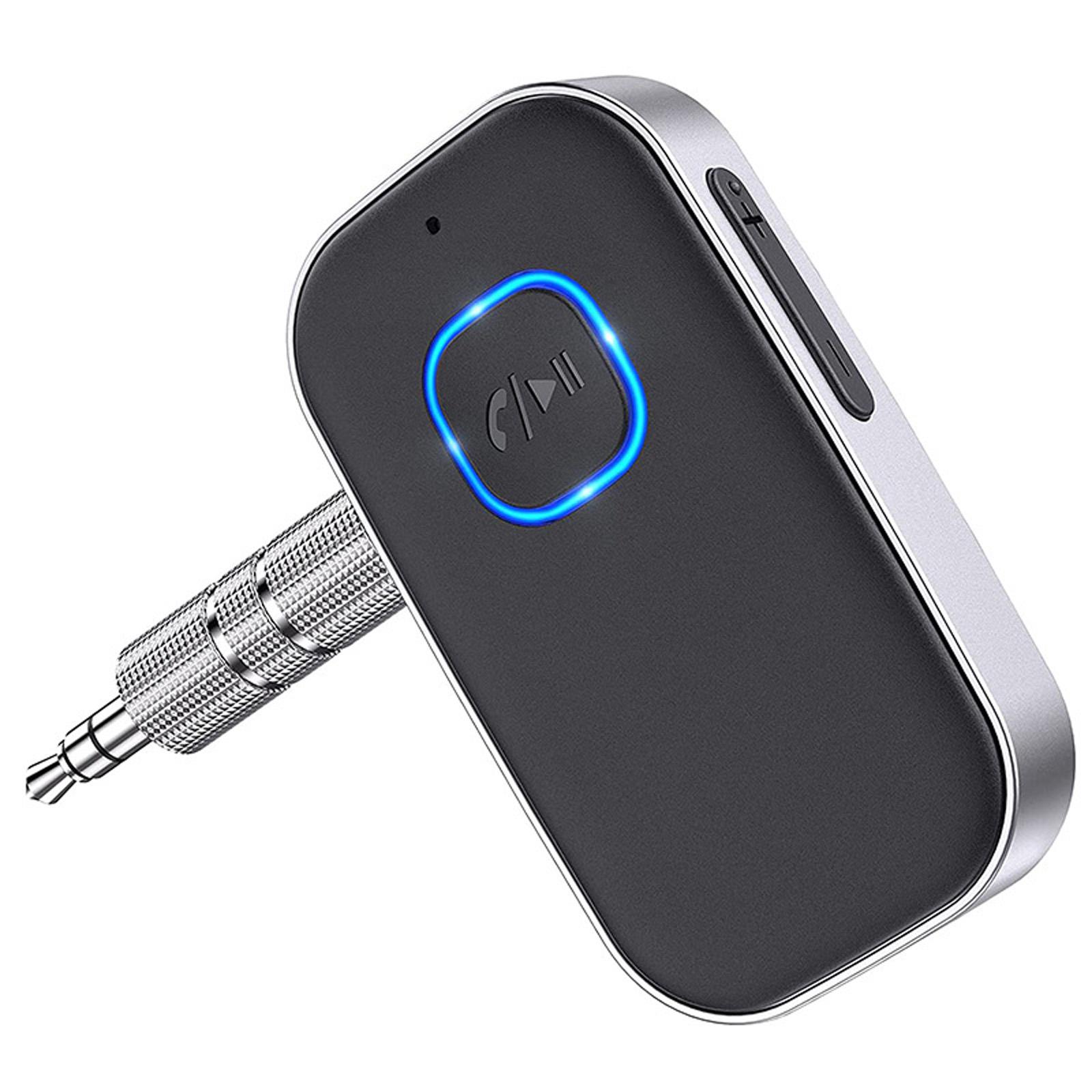 

Wireless Bluetooth Receiver for Car Audio 3 5mm AUX Adapter Hands-Free Calling Music Streaming Compatible with Smartphones Tablets and Other Devices One Size