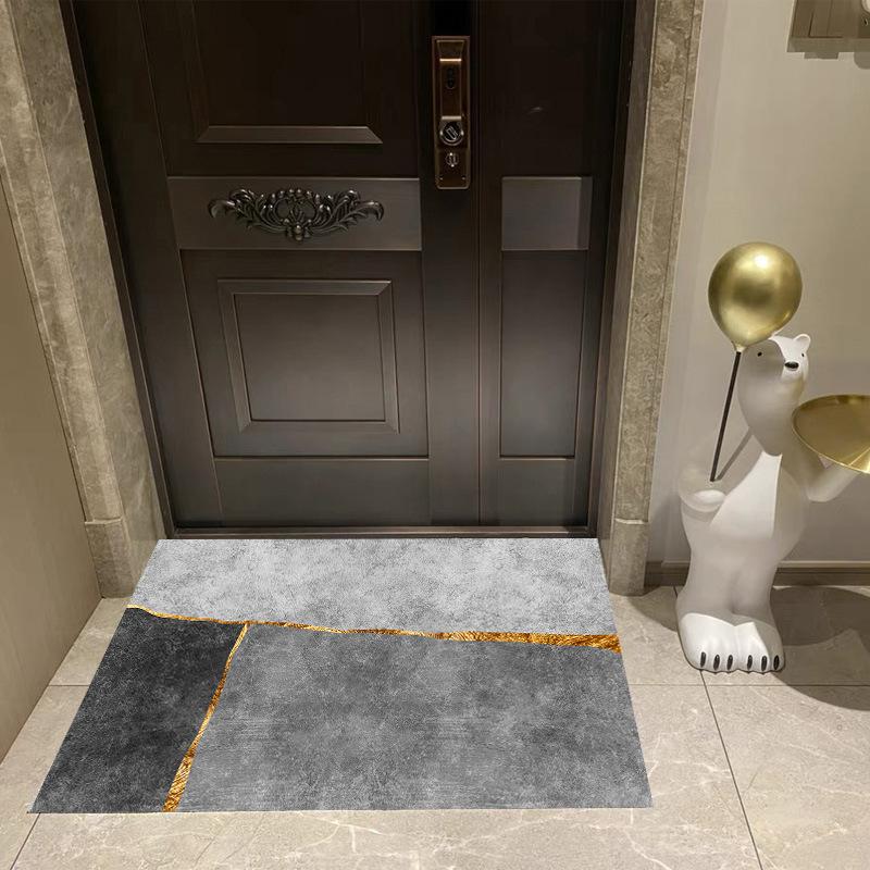 Verdickte Bodenmatte Badezimmerbodenmatte Badezimmerbodenmatte Eingangstürmatte Schlafzimmerteppichmatte